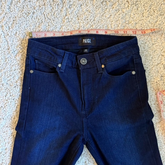 Paige Hoxton Ankle Denim Blue Jeans Size 25 - Picture 8 of 9